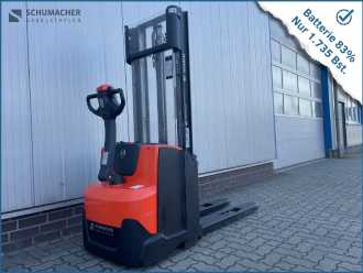 Used Forklift Truck BT SWE120 | Nur 1.735 Bst. ELEKTRO HOCHHUBWAGENDEICHSEL (13067904) backdrop